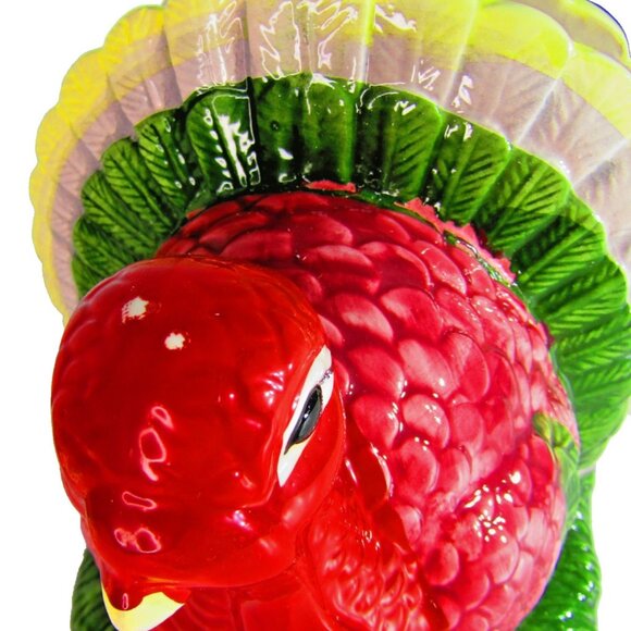 Vintage Thanksgiving Table Set Salt & Pepper Pilgrims Native American Turkey - Picture 7 of 10